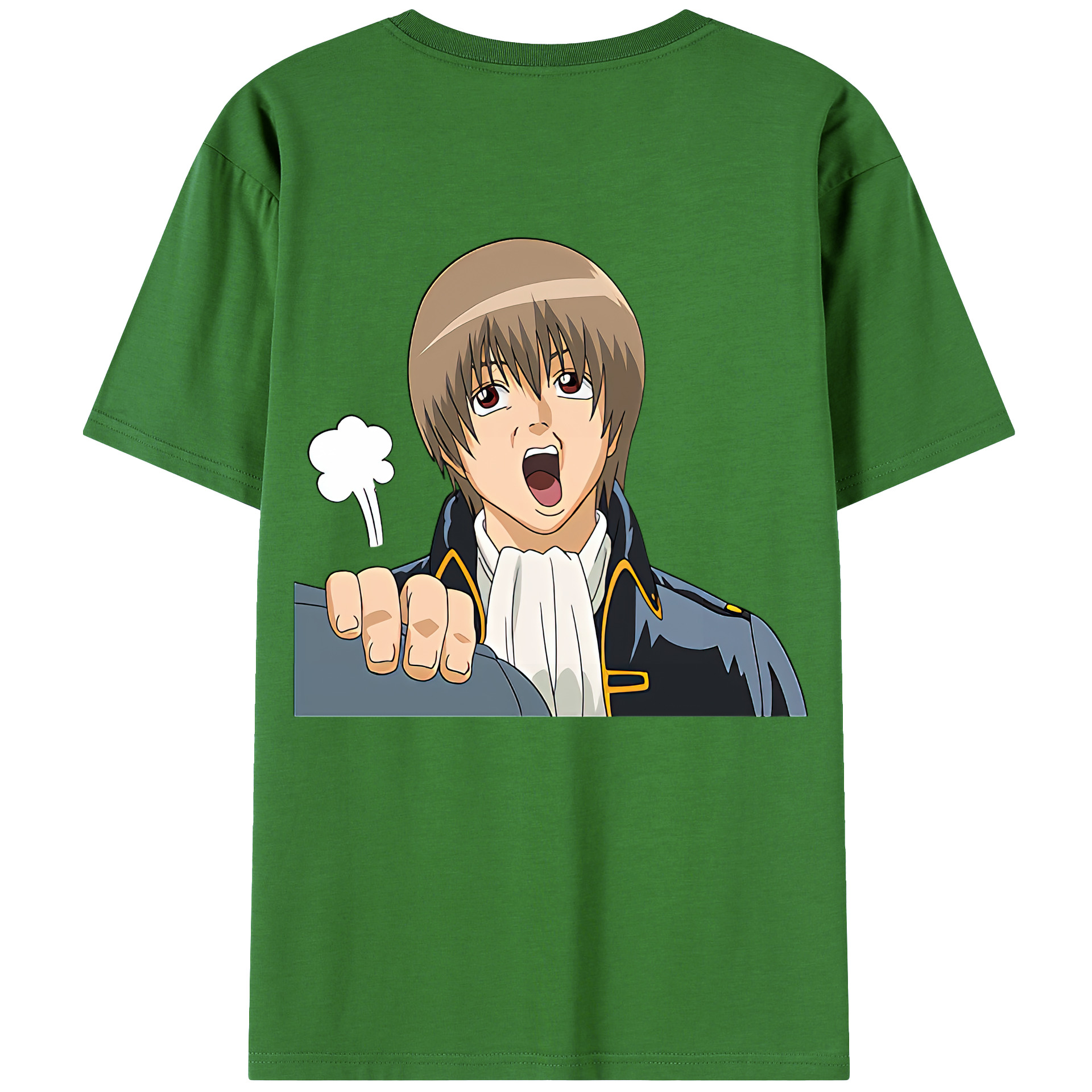 （画像用） ぎんたま 坂田銀時（さかたぎんとき） 神楽 志村新八（しむら しんぱち） GINTAMA Sakata Gintoki Kagura Shimura Shinpachi レディース半袖Tシャツ(バックプリント)